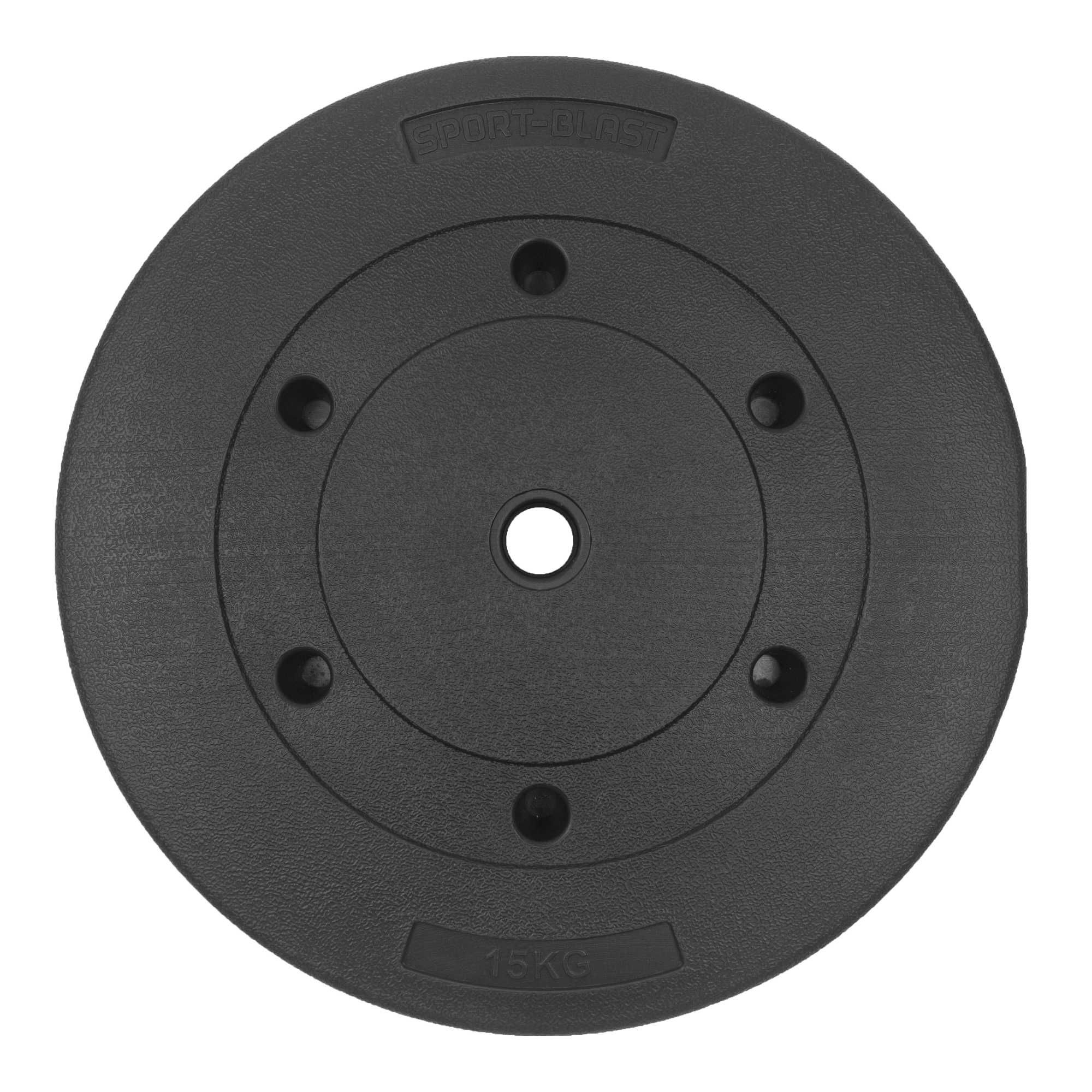 OBCIĄŻENIE 30KG zestaw 2x15kg TALERZE bitumiczne 30mm NOWE WA