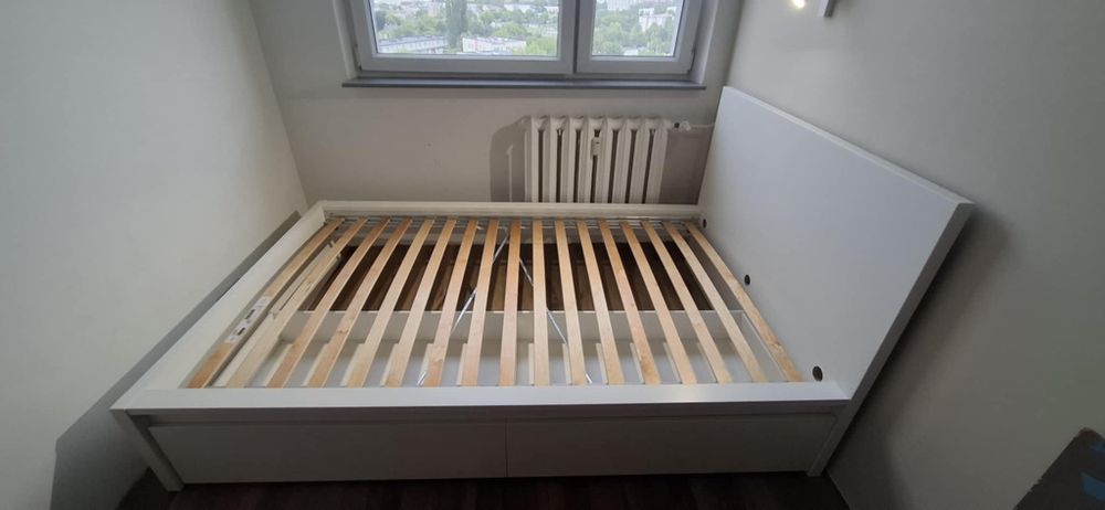 Łóżko 120cm białe ikea