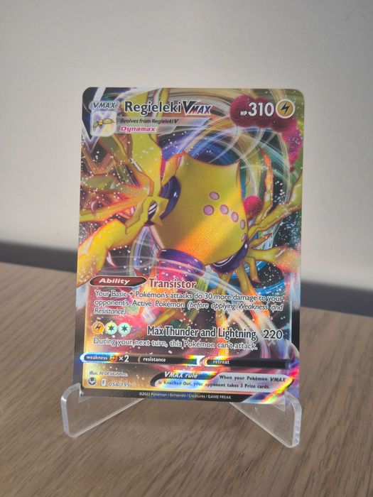 Karta Pokemon TCG: Regieleki VMAX (SIT 058)