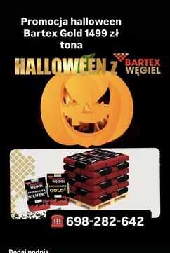 Ekogroszek Bartex GOLD  promocja HALLOWEEN
