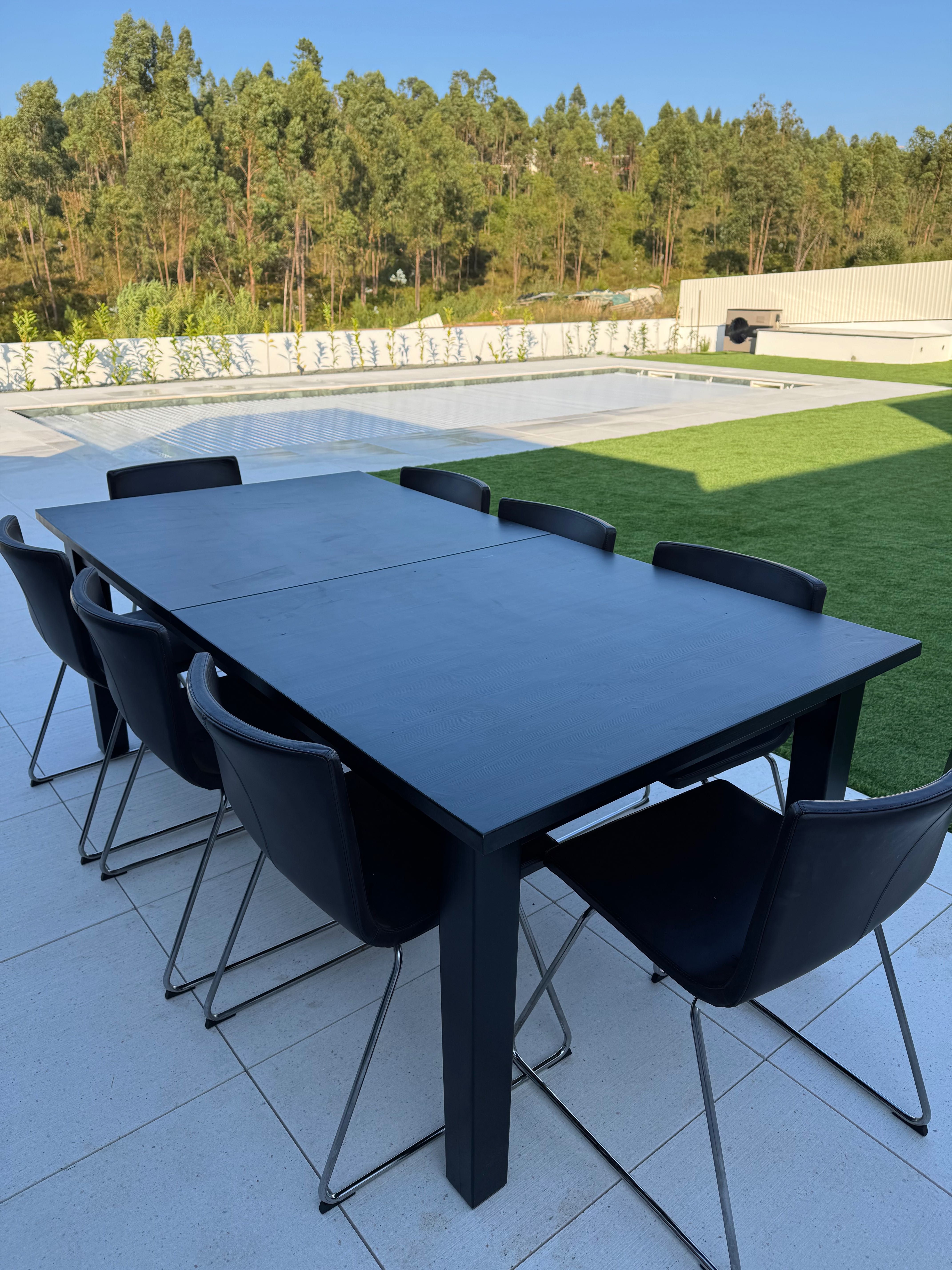Mesa Ikea c/ 8 cadeiras