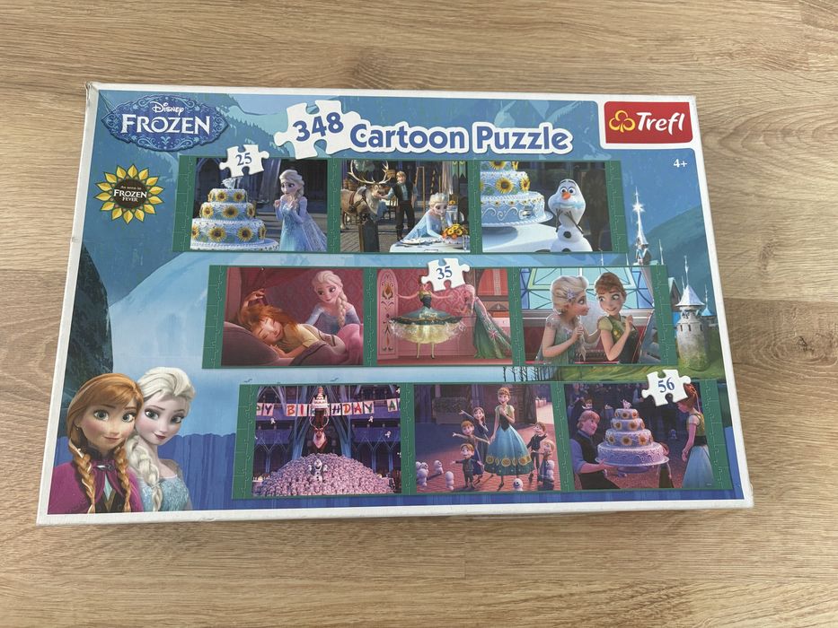 Puzzle Frozen Trefl Używane KOMPLETNE