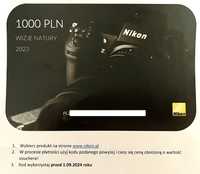 voucher NIKON wartosc 1000 zl