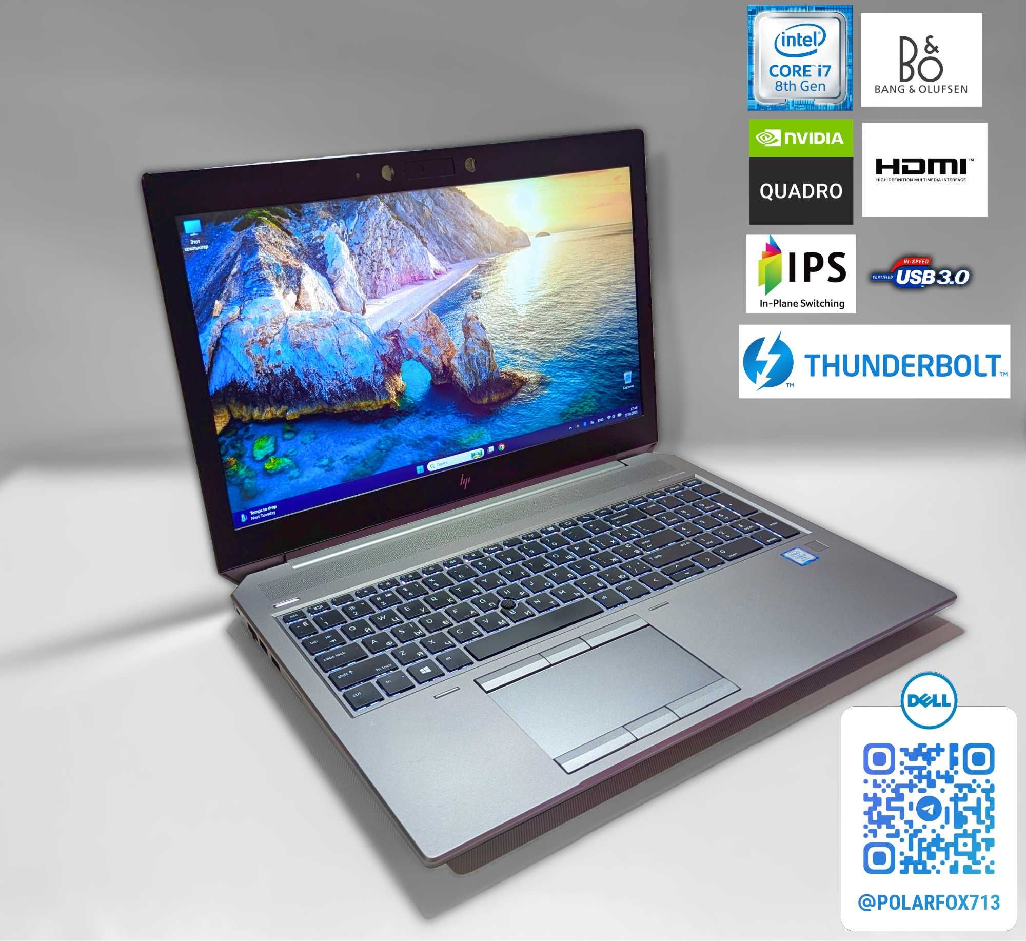 HP ZBook 15 G5 i7/6xC/4.3GHz/FHD_IPS/32G_RAM/512G_SSD/NVIDIA/FHD Webca