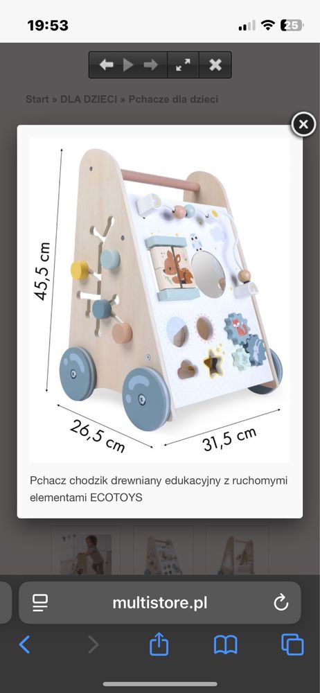 Sprzedam pchacz ECOTOYS