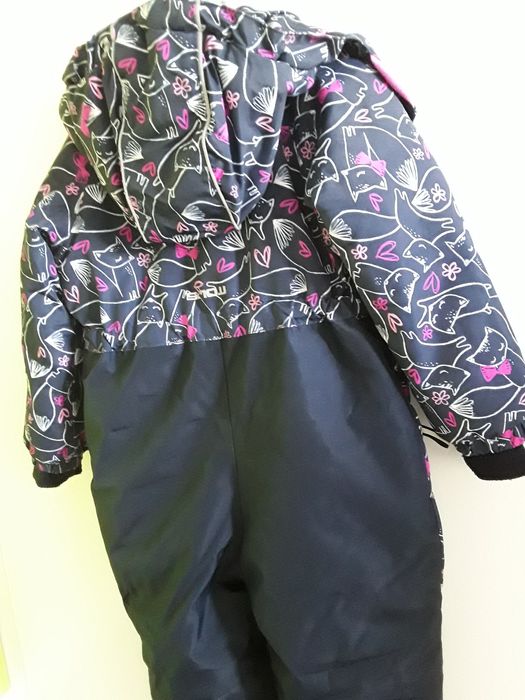 Зимовий комбінезон дитячий для дівчинки