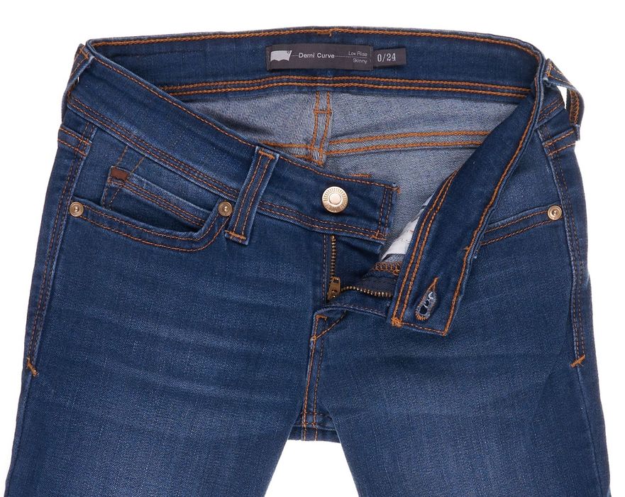 Spodnie Levis Revel Low Rise Skinny W24 L30 Damskie Jeansy Stretch 24