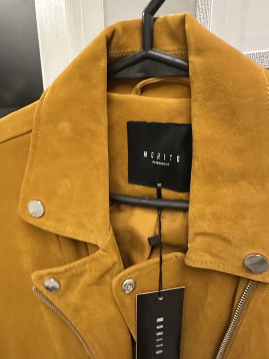 kurtka ramoneska Mohito rozmiar 36/S nowa musztardowa