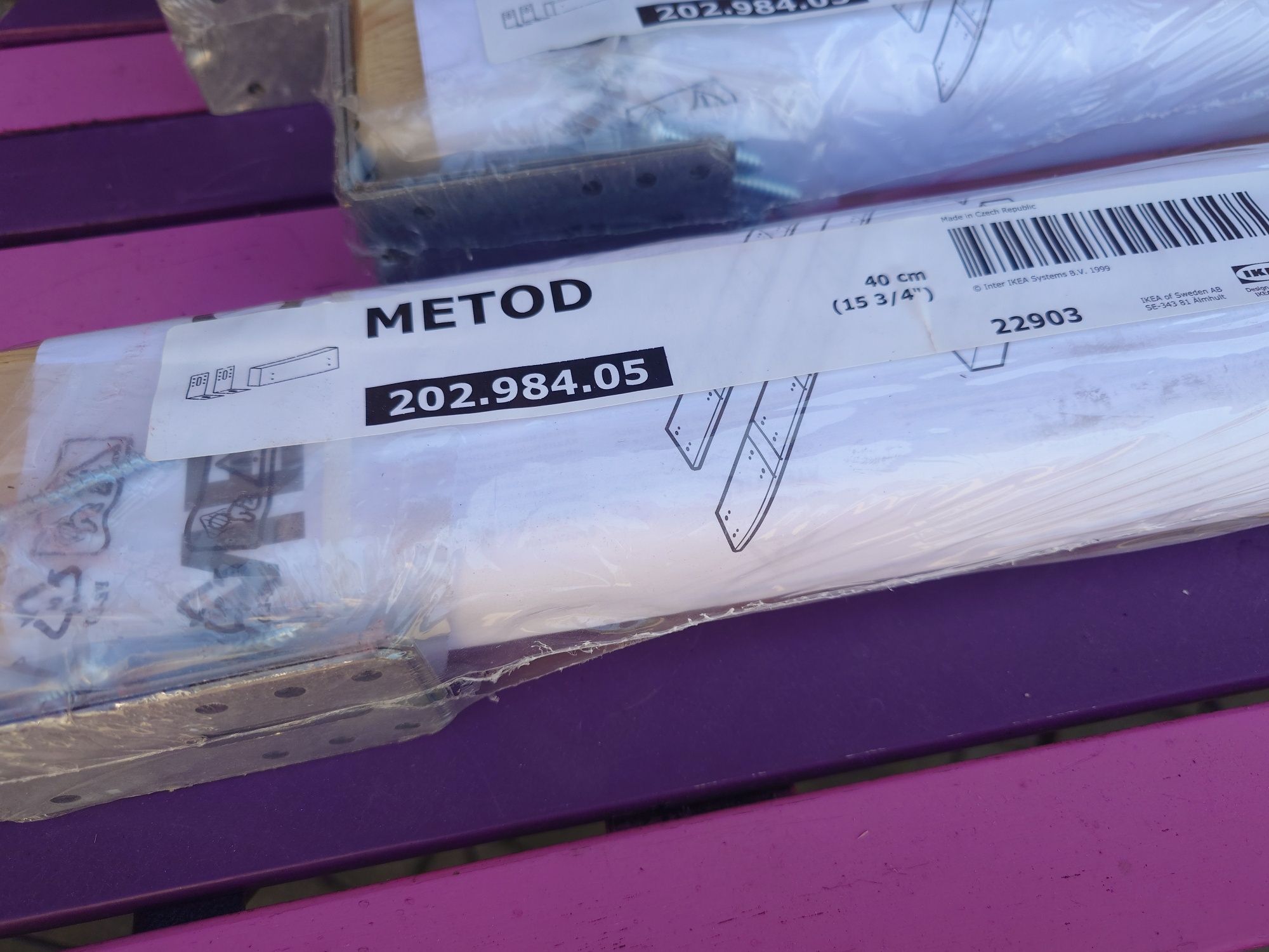 Ikea Metod 202.984.05 wspornik do wyspy kuchennej blatu 40cm NOWY 3szt