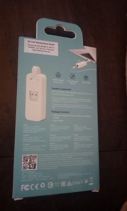 Adaptador USB 3.0 Ethernet - Novo