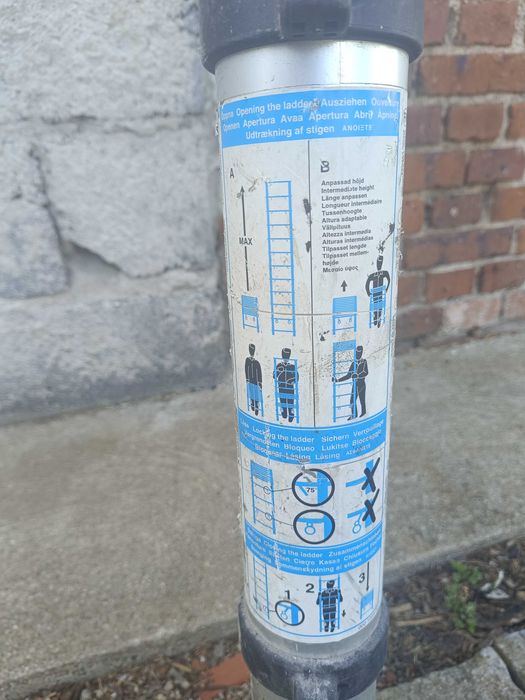 Drabina teleskopowa ZARGES Z600 TELESTEPS 3,80m