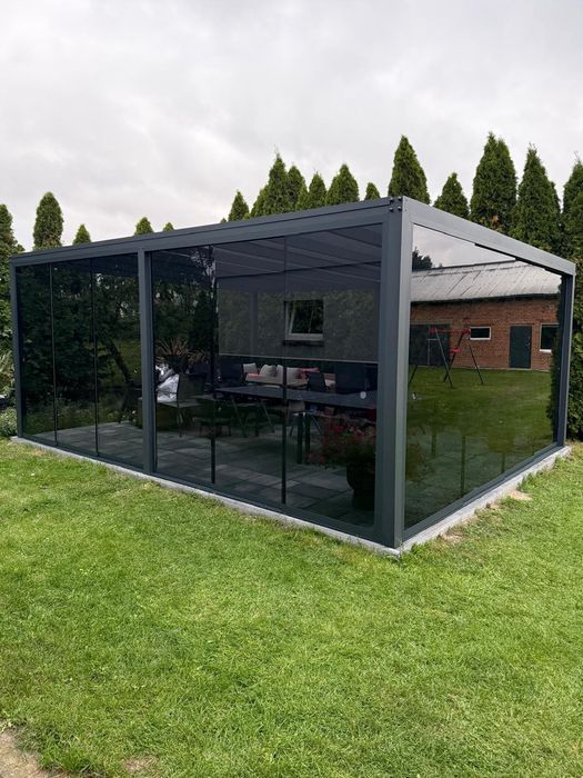 Zadaszenia tarasów, altanki wolnostojące aluminiowe i drewniane