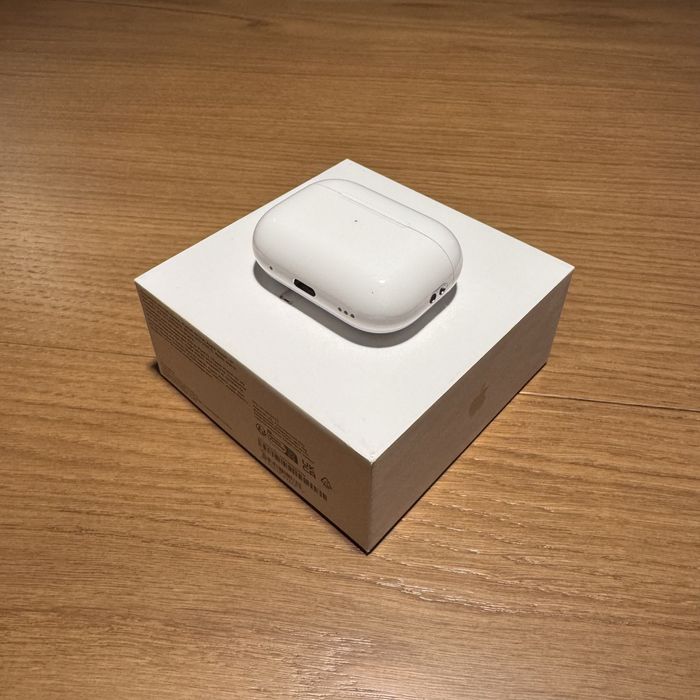 Słuchawki dokanałowe APPLE AirPods Pro II ANC Biały (Etui z USB-C)