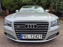 Audi A8 V8 D4 Ogrzewanie postojowe TV monitory Night Vision hak 4x4