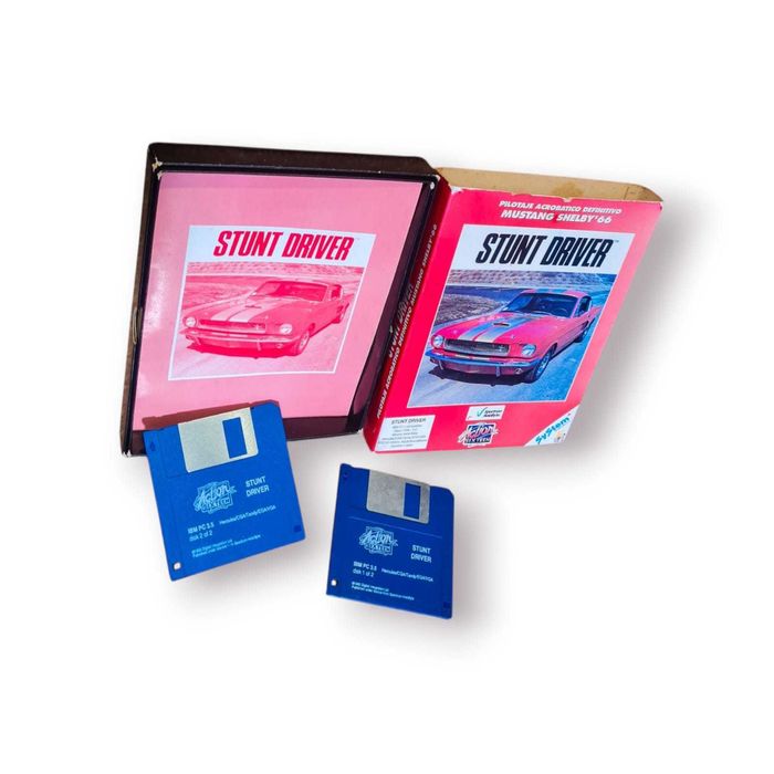 Jogo Stunt Driver (PC, 1992) – Edição em Disquete 3.5” – Completo