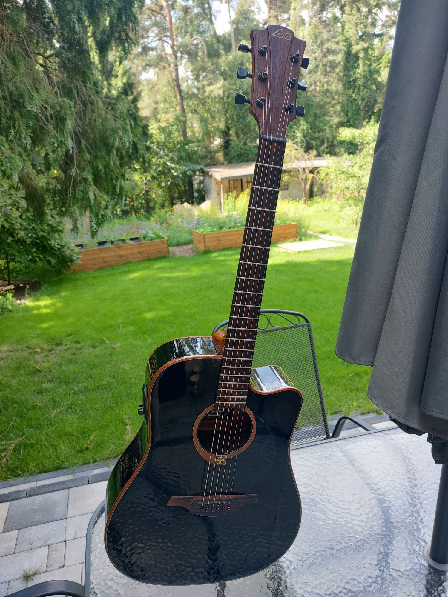 LAG T100DCE-BLK Stage gitara elektroakustyczna CASE superwygodna //