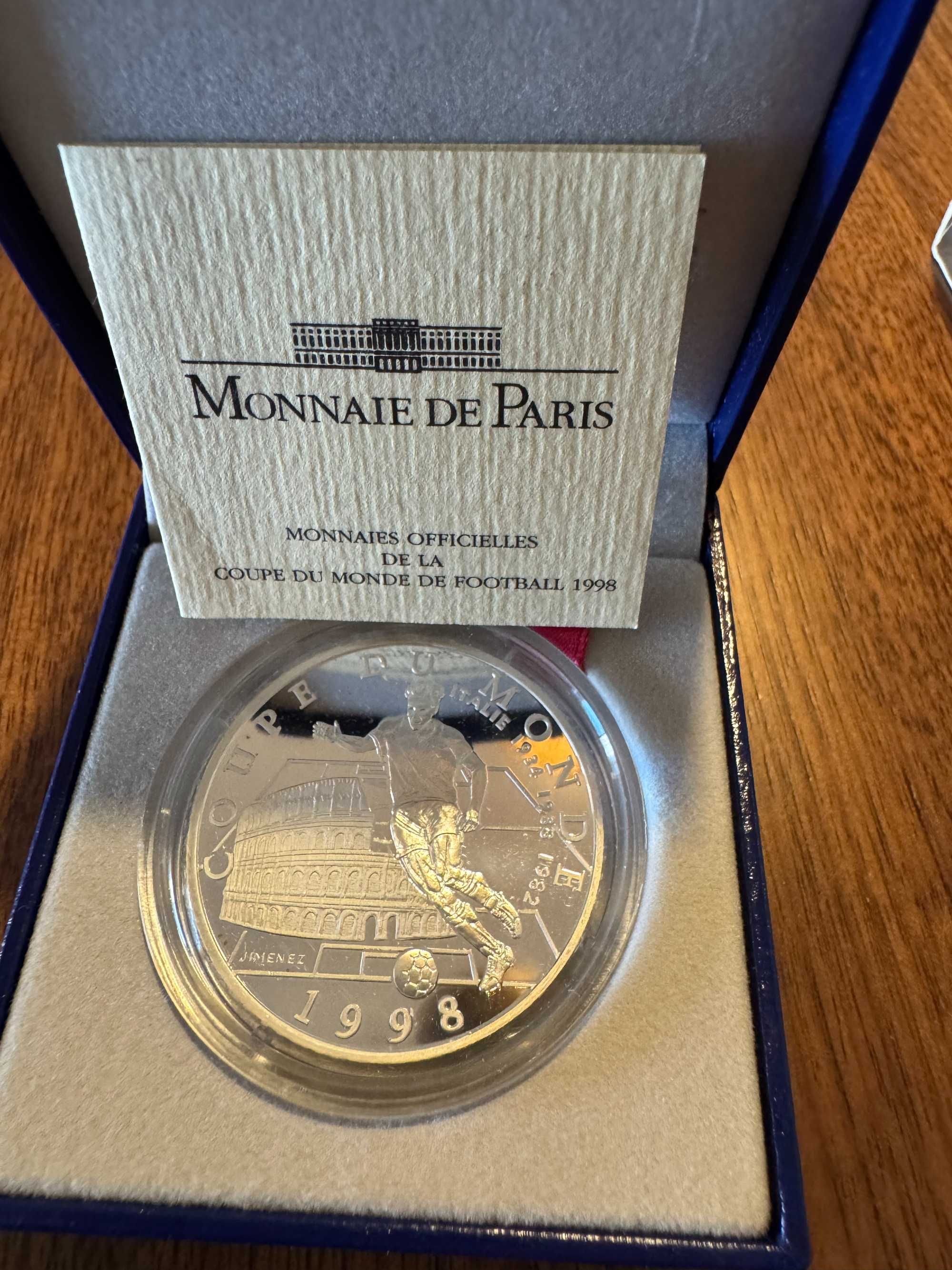 Moedas 10 Francs Mundial 1998