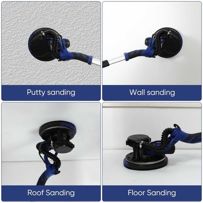 Lixadeira girafa, espirador encorpado e luz led.