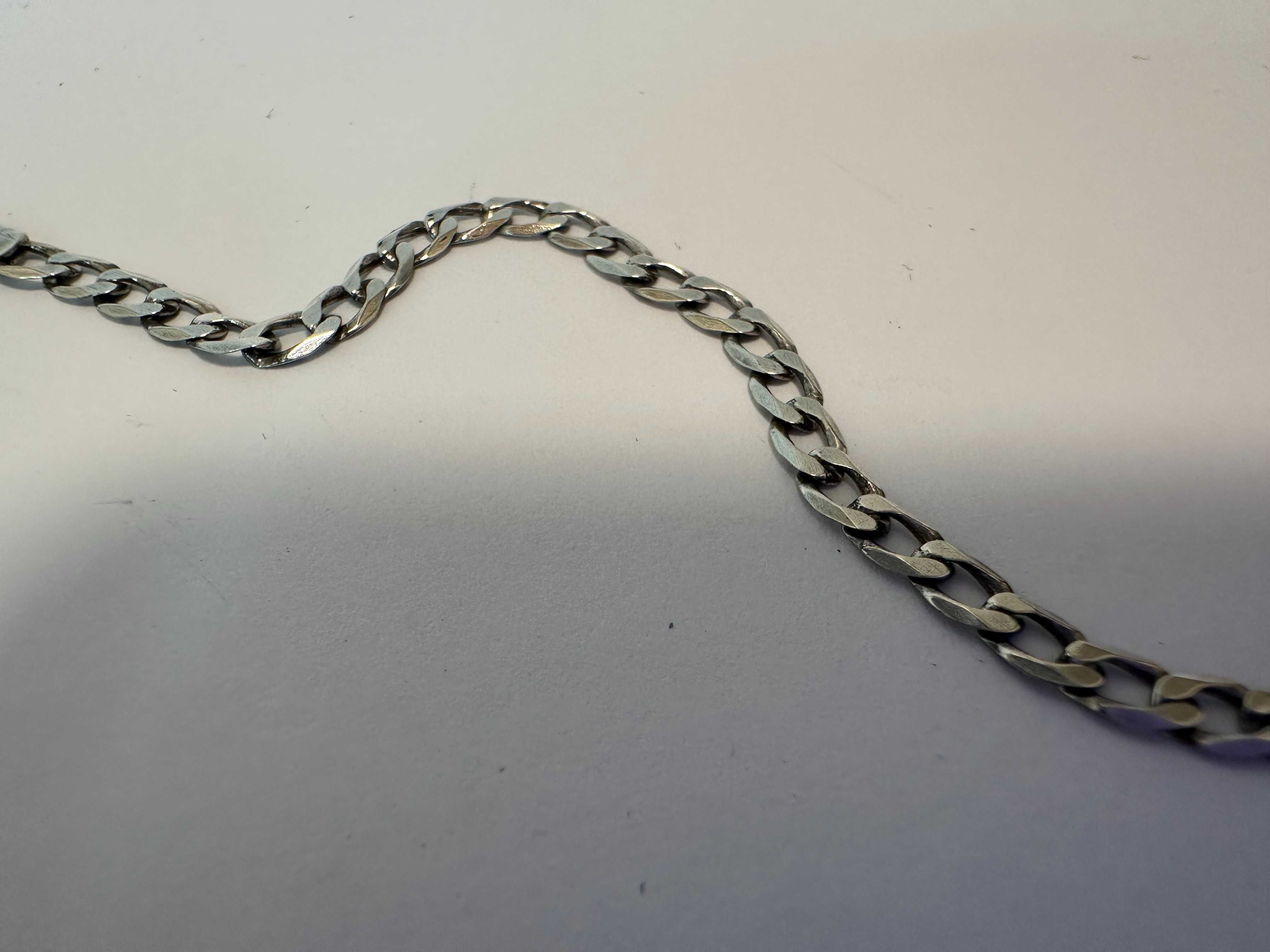 Srebrny łańcuszek pancerka pr 925 50 cm 720/25/PP
