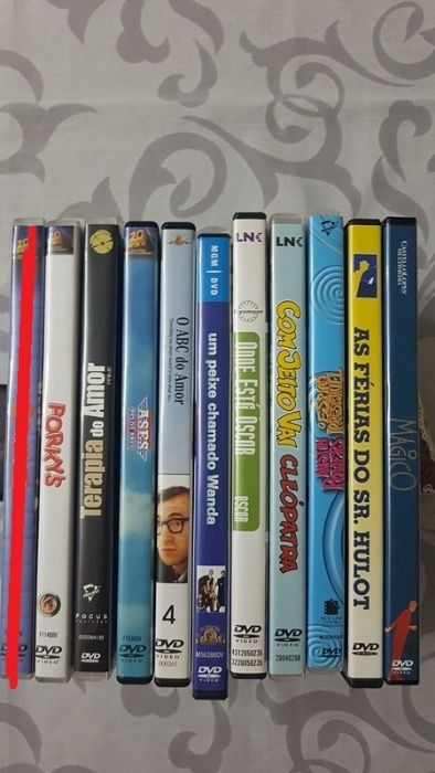 Lote 9 DVD Filmes / Series comédia