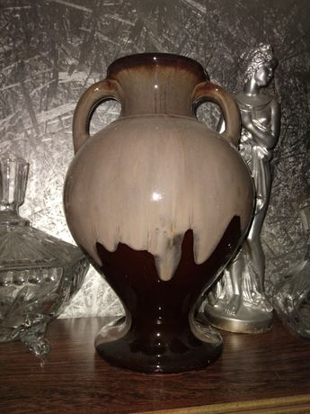 Olbrzymi wazon ceramika szkliwiona