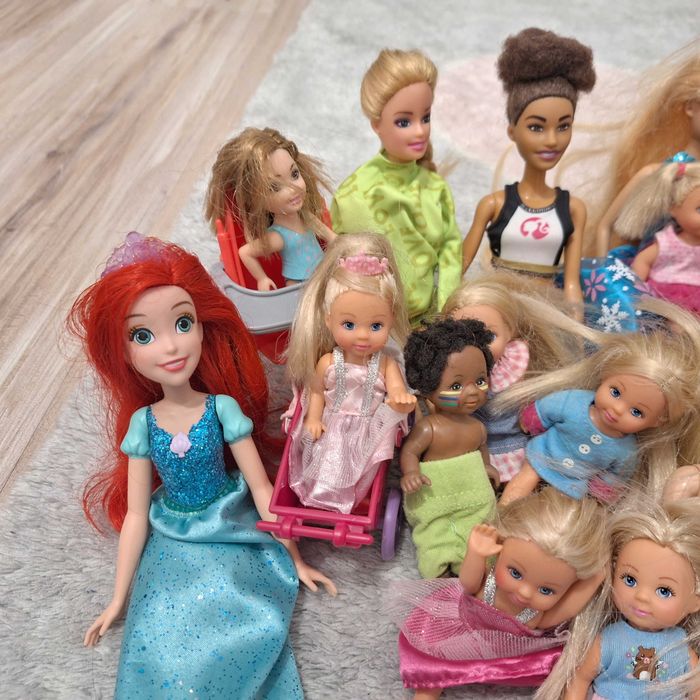 Lalki, Barbie itp. 24sztuki