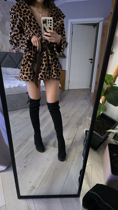 Сапоги ботфорты черные