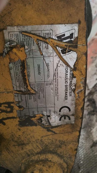 Młot wyburzeniowy do koparki JCB typ 260Mk2