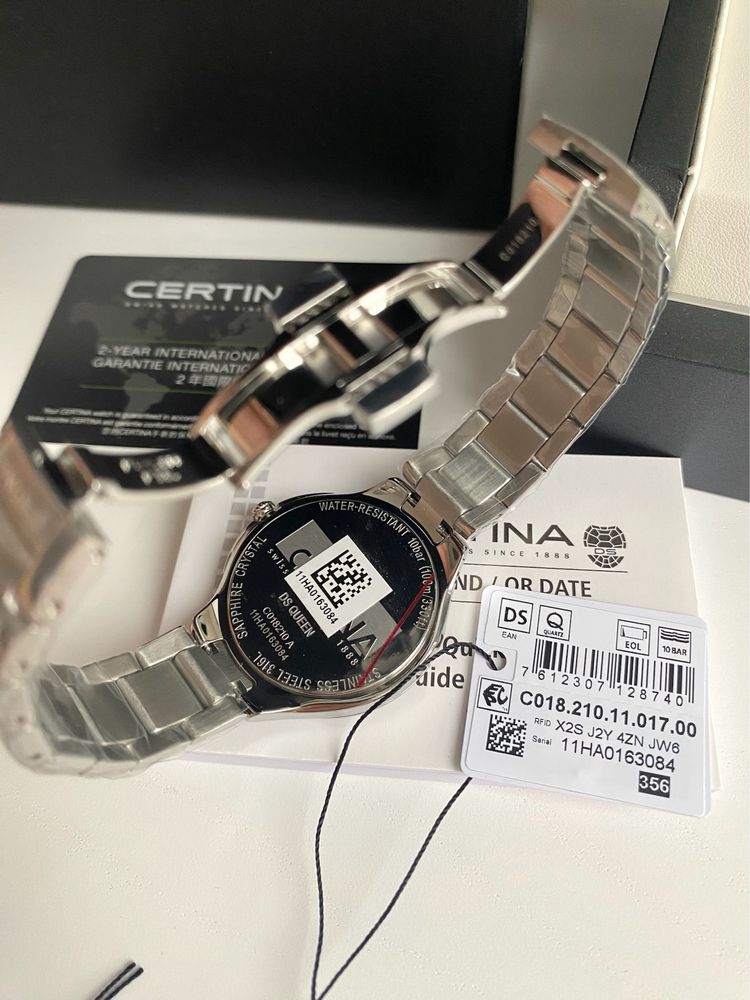 Certina DS Stella Titanium Женские швейцарские часы жіночий годинник