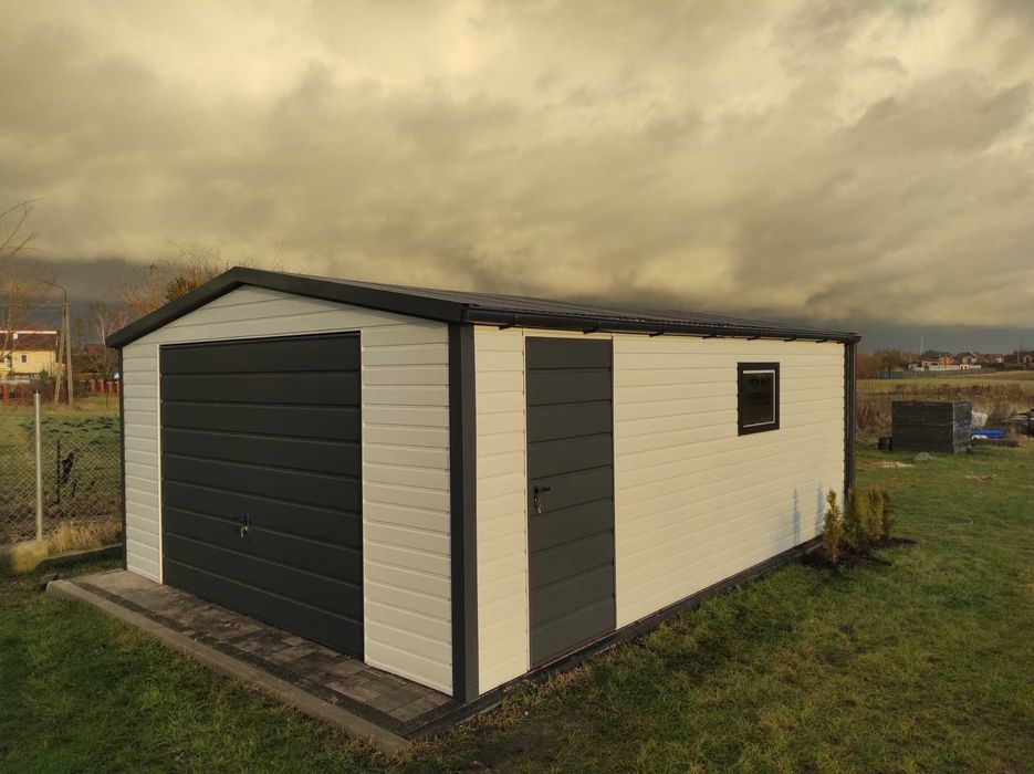 Garaż Blaszany 6x6 6x7 7x7 4x6 Blachodachówka Profil