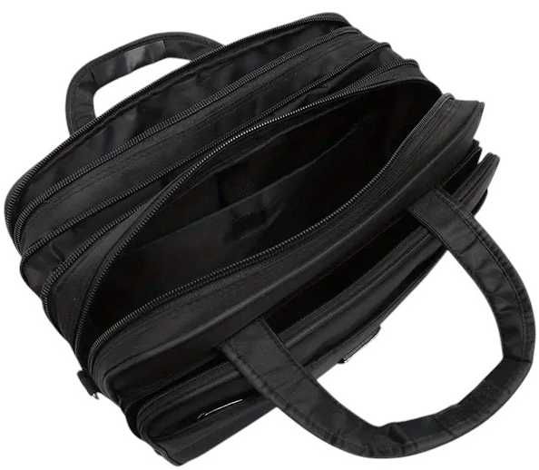 Torba na laptopa czarna 41/30/18/47 cm pogrubiony Oxford duża trwała