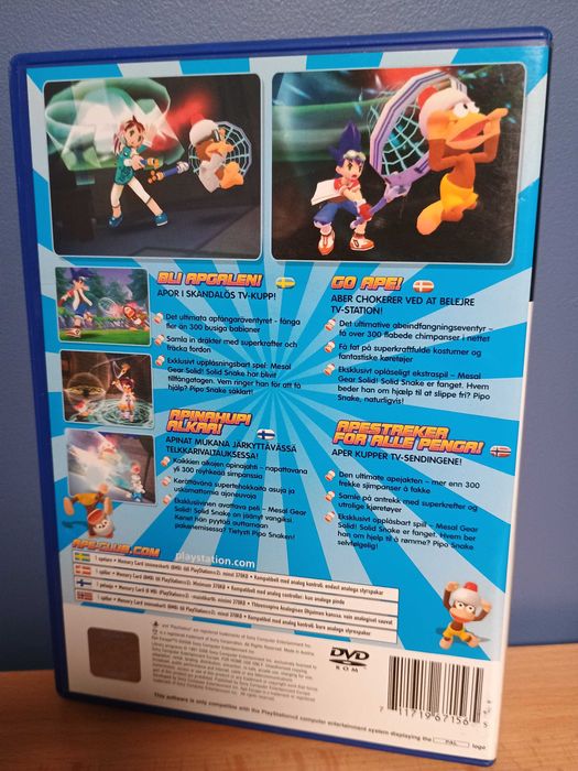 Ape Escape 3 PS2 skandynawska komplet