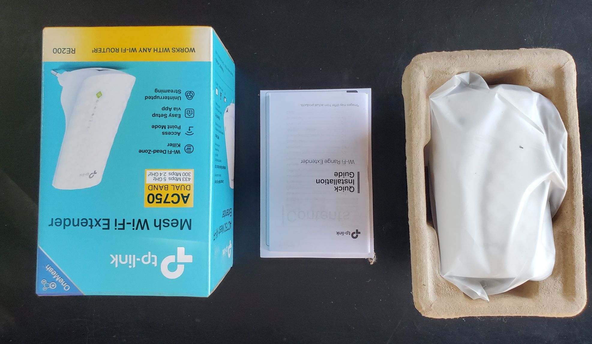 Ретранслятор TP-LINK RE200 WiFI5 / AC750/ 100 Мбіт/с / Підтримка MESH