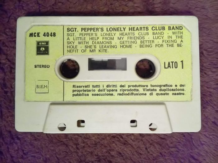 Cassete/K7 - The Beatles ‎– Sgt. Pepper's Lonely Hearts Club Band