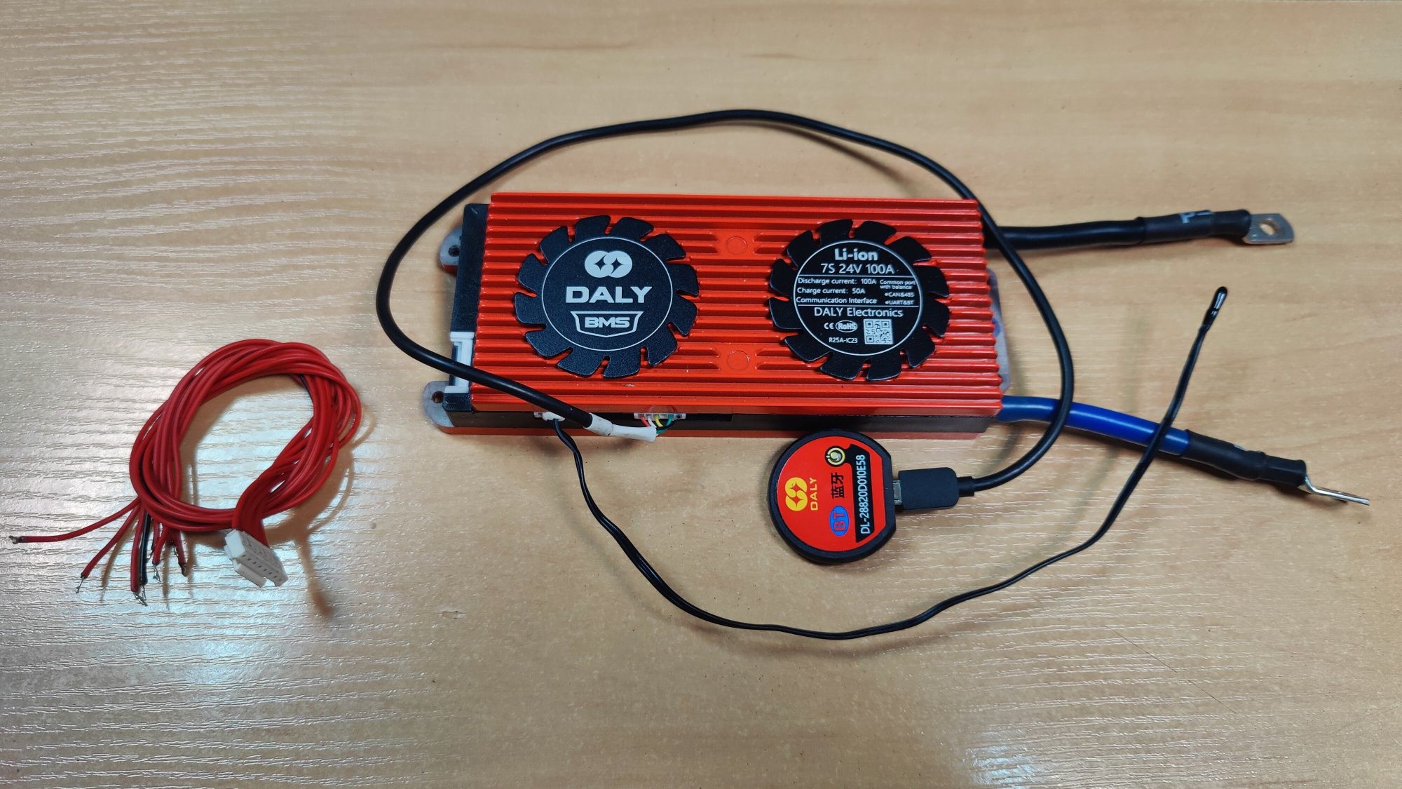 Bms Daly 7s 24V 100A Smart z bluetooth