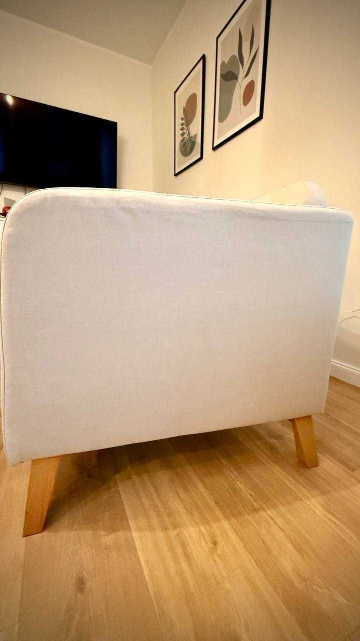 Kanapa / Sofa 3-osobowa, beżowa, IKEA, LINANÄS