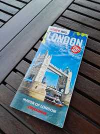 Londyn mapa turystyczna podręczna kieszonkowa