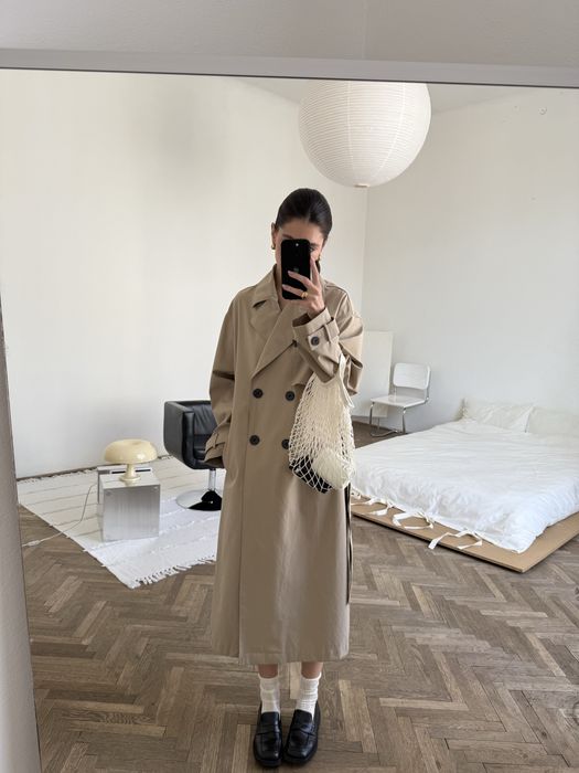 Тренч бежевий mango