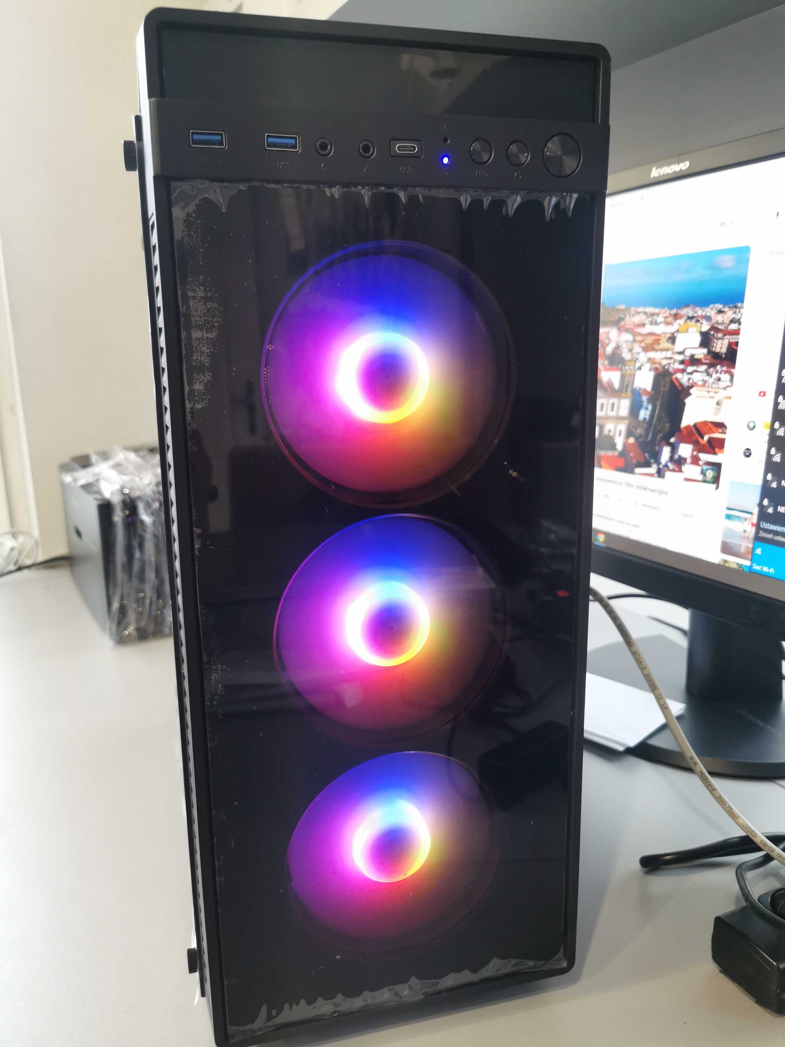 Komputer do gier Core i5/RTX 2060 6GB/16GB RAM/500GB NVMe