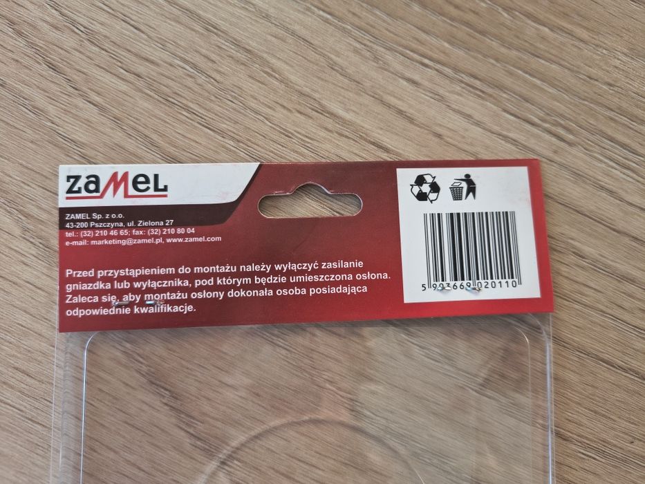 Osłona na kontakt przezroczysta pojedyncze podwojne nowe