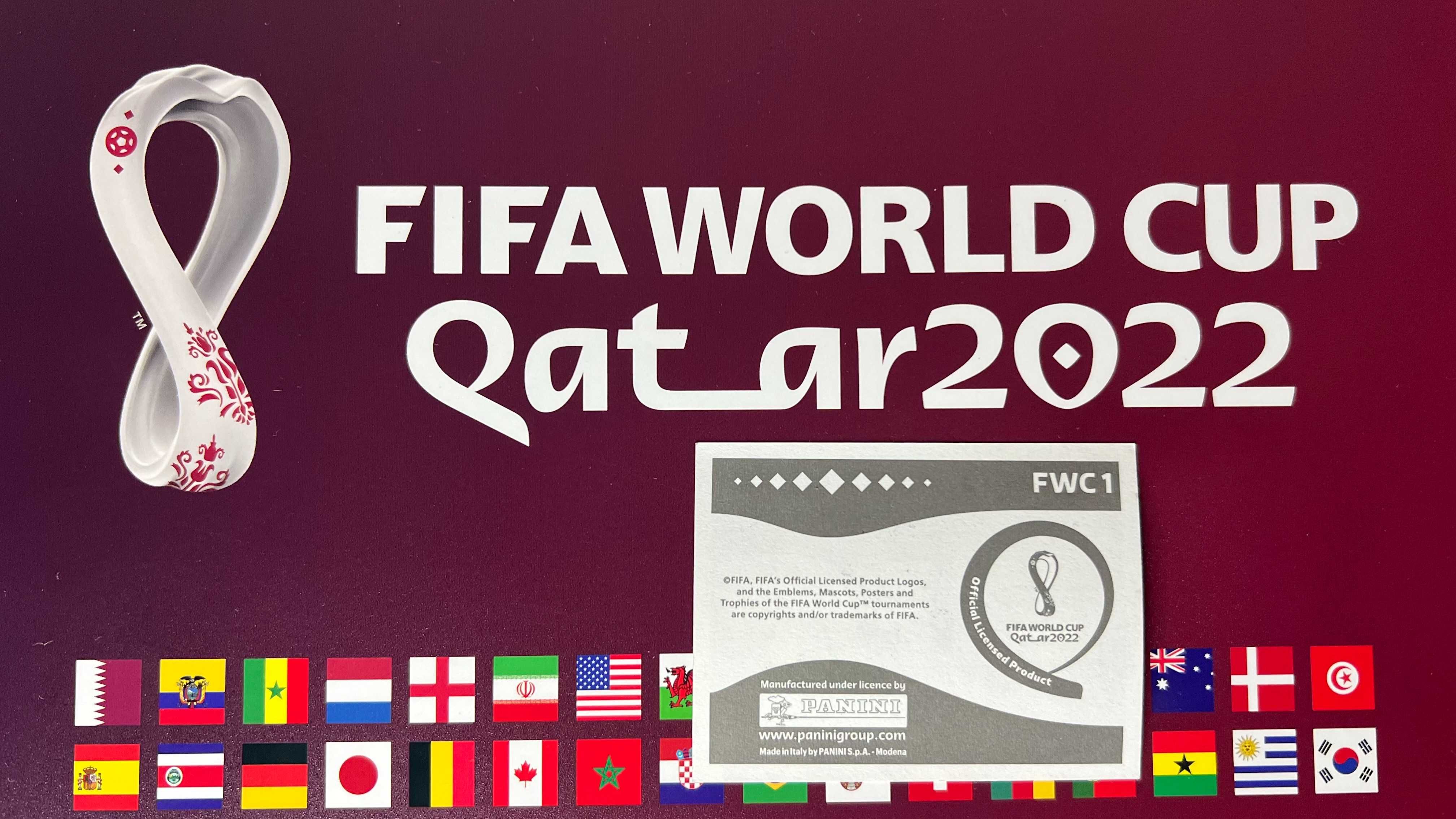Panini WC QATAR 2022: 150 паралельних стікерів СИНІ рамки БЕЗ повторів