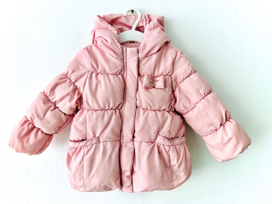 Niemowlęca dziewczęca kurtka firmy Zara Babygril rozmiar 92 cm różowa