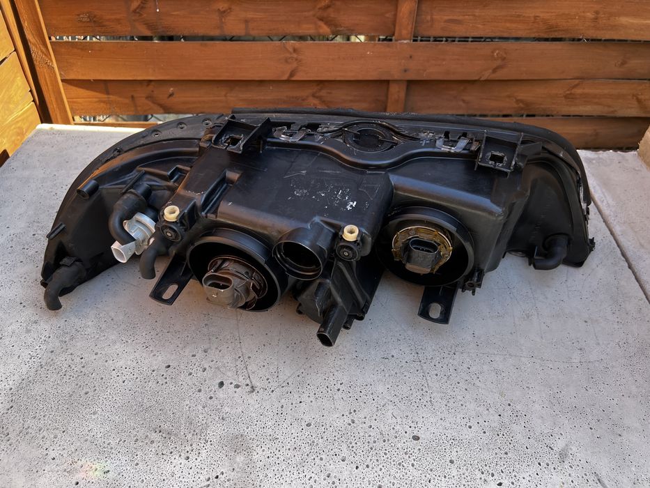 Reflektory Lampy SOCZEWKI H7 BMW 5 E39 Fl Lift Lewy Prawy BLACK RINGI