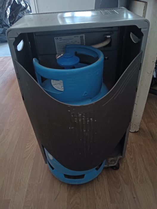 Aquecedor a gas com botija