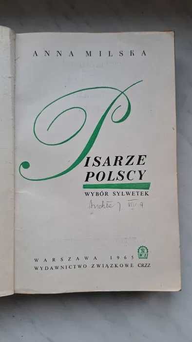 Pisarze polscy - Anna Milska - książka