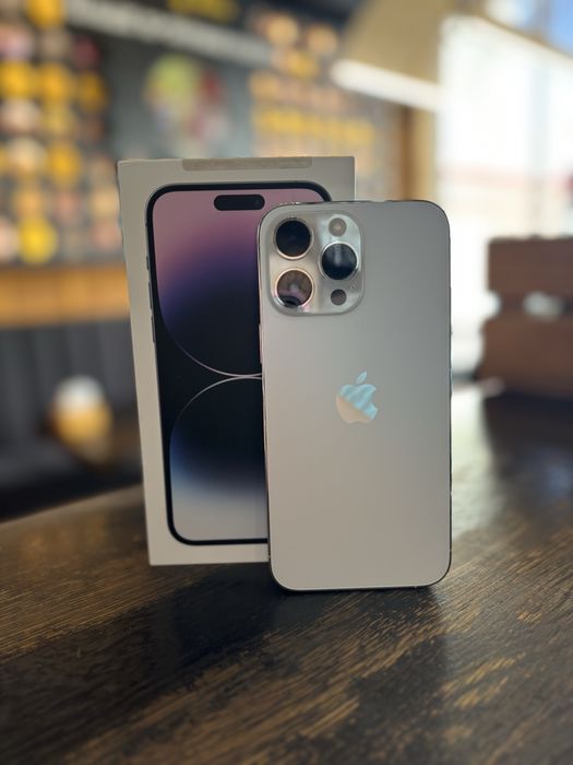 Iphone 14 pro max 256 gb silver neverlook , фізична сім карта