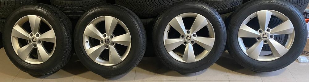 Титани / титанові диски R17 Skoda Kodiak, Tiguan з шинами 215/65