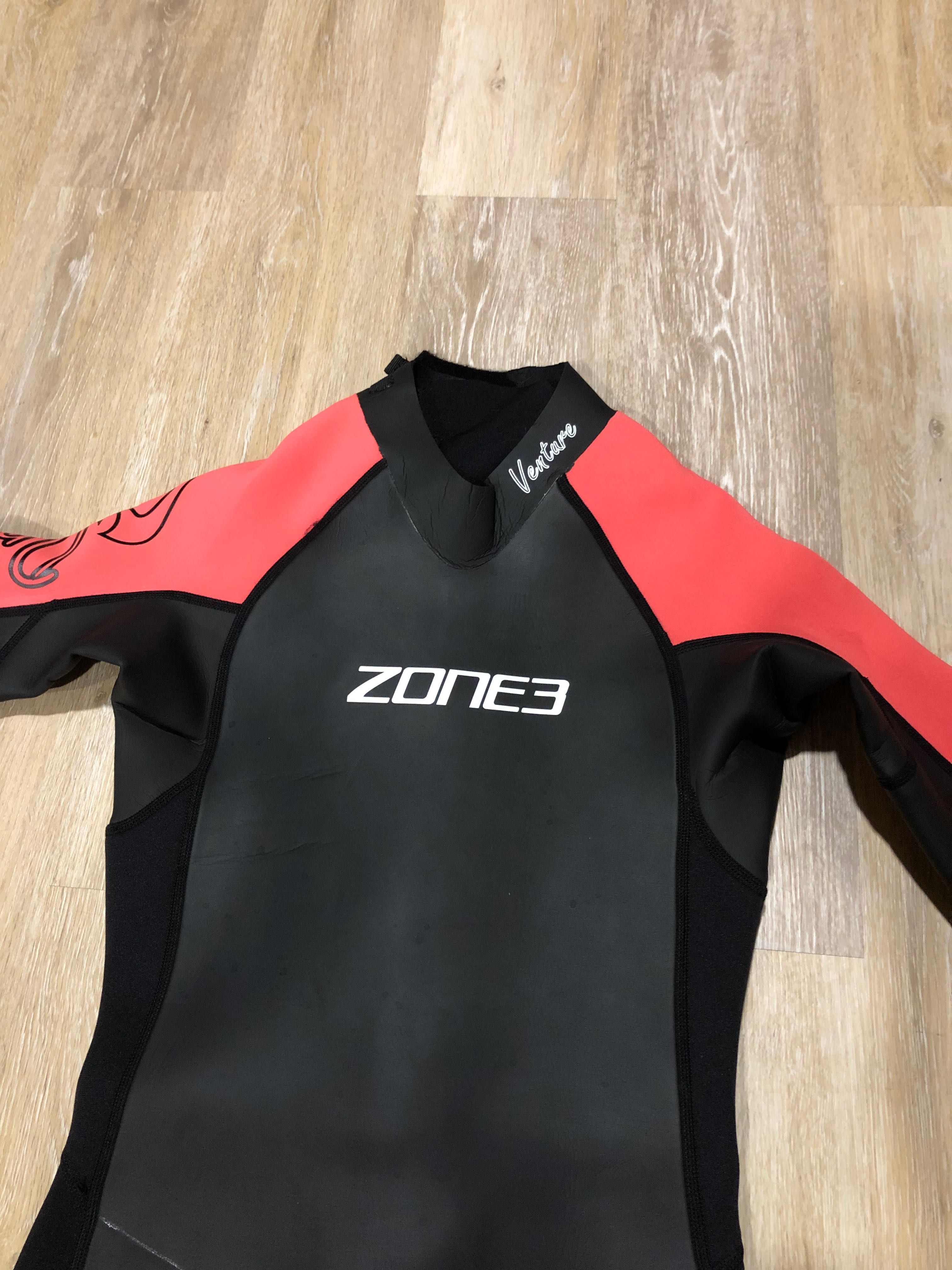 Fato ZONE3 Venture Neoprene Suit Black / Orange ST