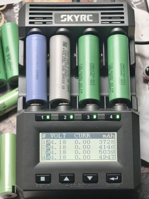 Акумулятори 21700 високоток Lishen LR2170LA 4000 мА 40A