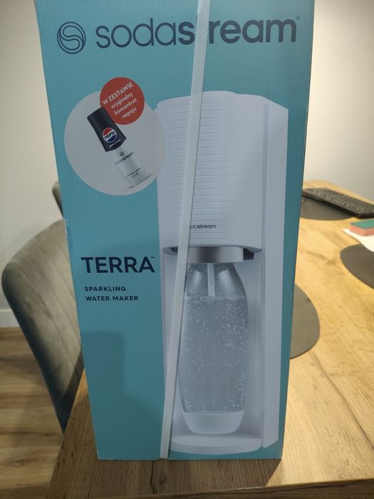 Soda stream Terra + nabój + Pepsi zero nowa